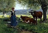 Milkmaid with Cows 2